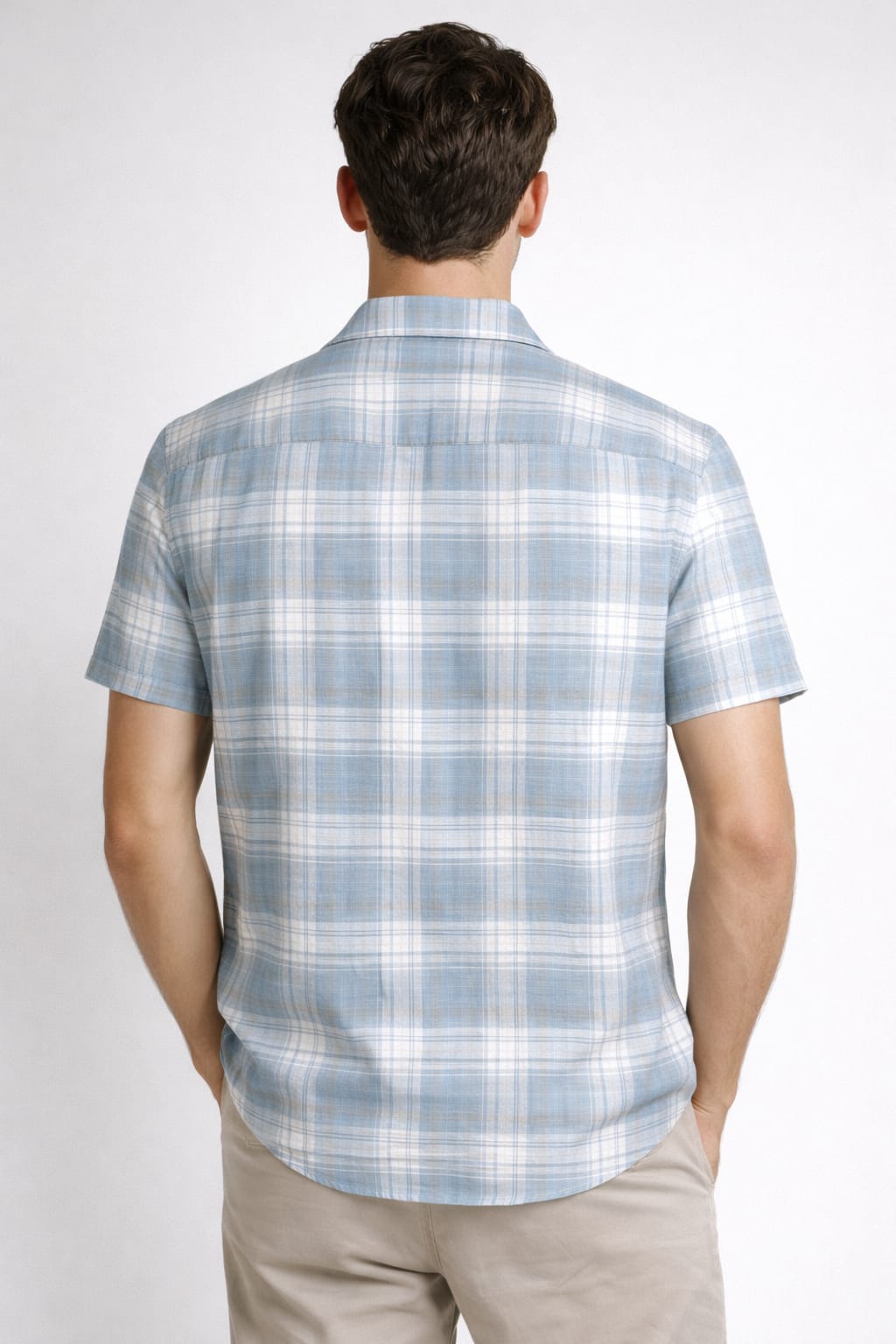 Premium Cotton-Linen Check Shirt