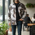 Zamaa Premium abstract Printed Shacket