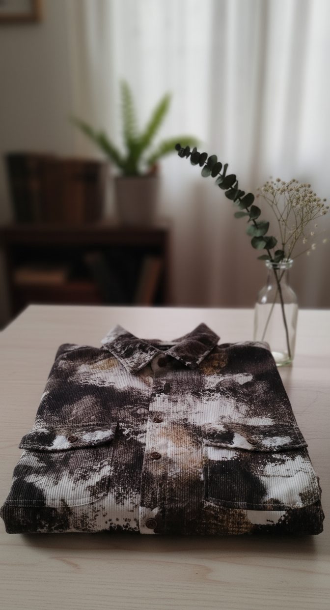 Zamaa Premium abstract Printed Shacket